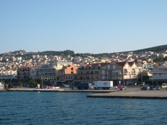 Argostoli from ferry boat.