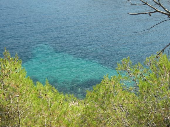The water in Assos.