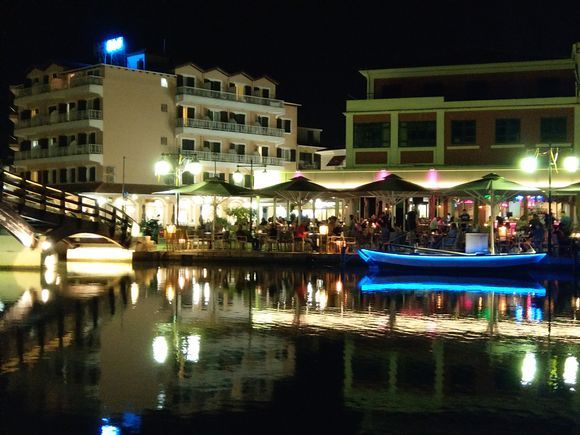 Lefkada town from the lagoon side