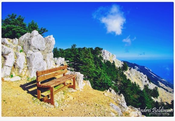 bench Aenos Mountain