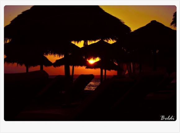 Sunset on Costa Costa Beach