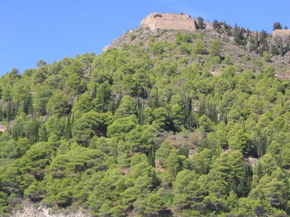 The ruined fort at Assos