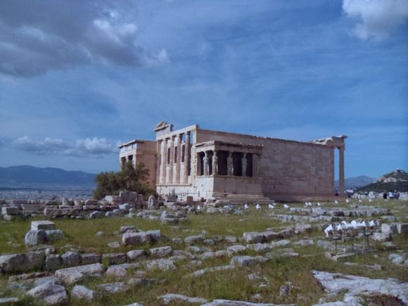 The Erechtheion on the Acropolis.