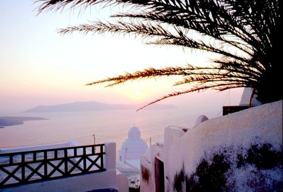 Sunset Santorini Fira