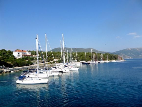 Yachts in Fiscardo