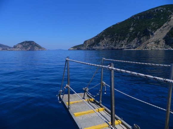 sailing to Skopelos