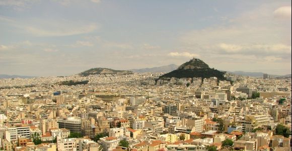 Athen view from the Acropolis.