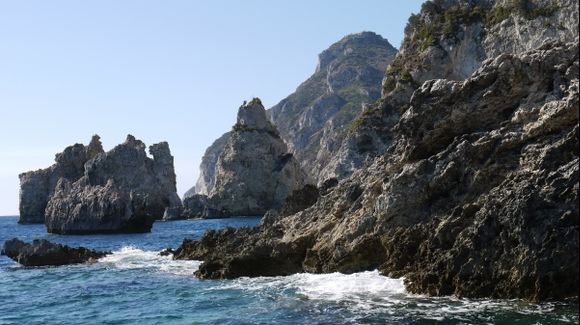 Off the coast of Paleokastritsa