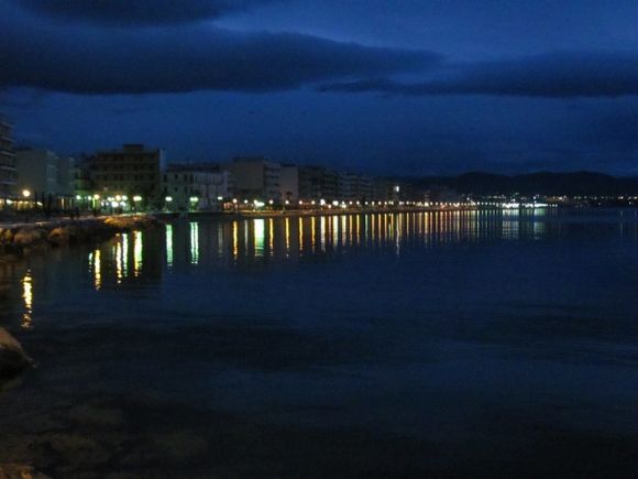 Evening scene in Loutraki 2