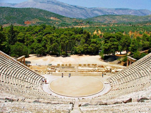 Ancient Epidaurus Theatre.