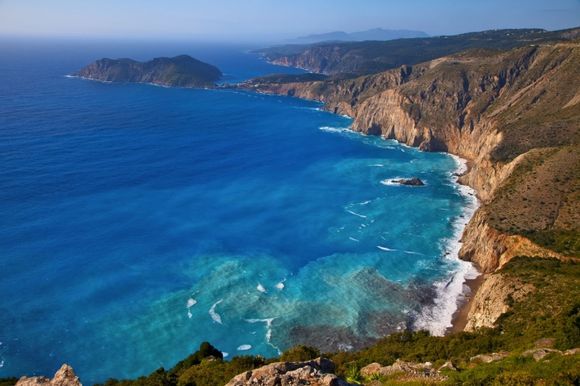 grece,ionian islands,kefalonia : north of myrtos