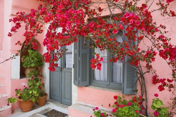 Naxos, Apiranthos, house