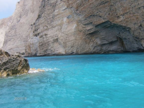 Sailing to the Navagio