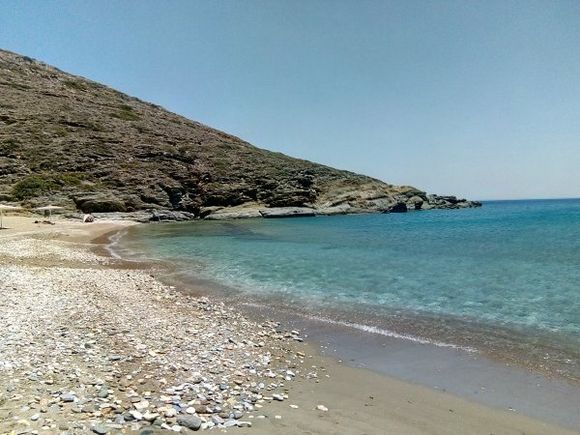 Agios Georgios crystal clear waters