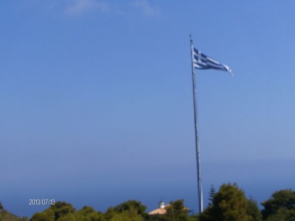 The highest Greek Flag