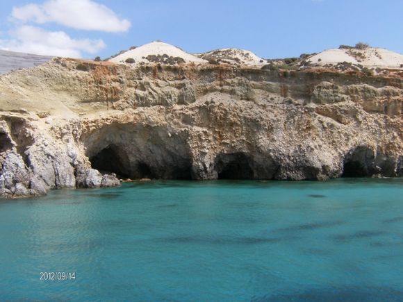 Caves on the coast near Firiplaka