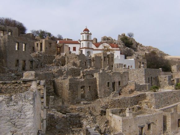 The ghost town of Mikro Choriò