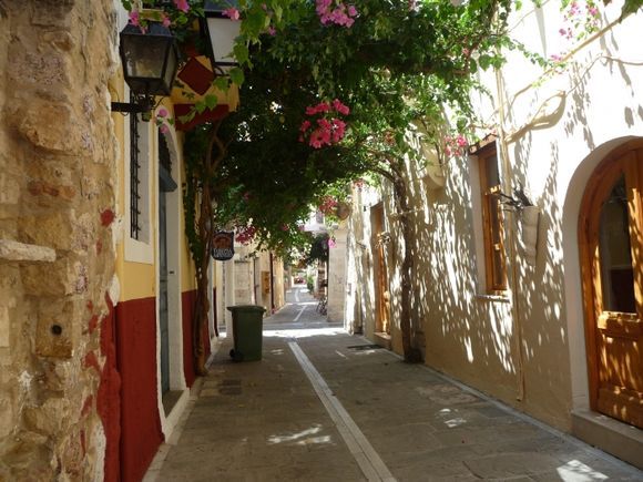 Street in the old town of Rethymnon