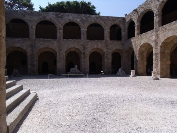 Courtyard, Archaeological Museum, August 2010