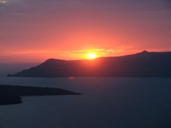Santorini sun set