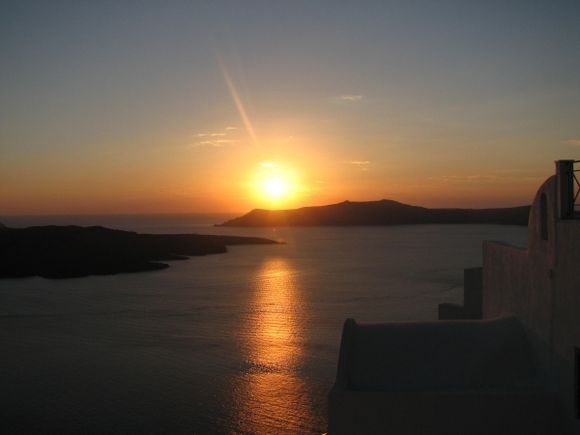 Santorini sun set