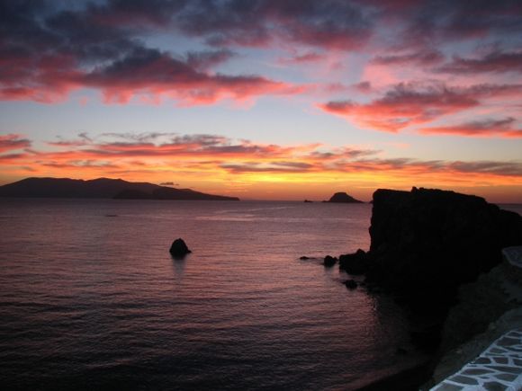 Sunrise at Karavostasi, Folegandros