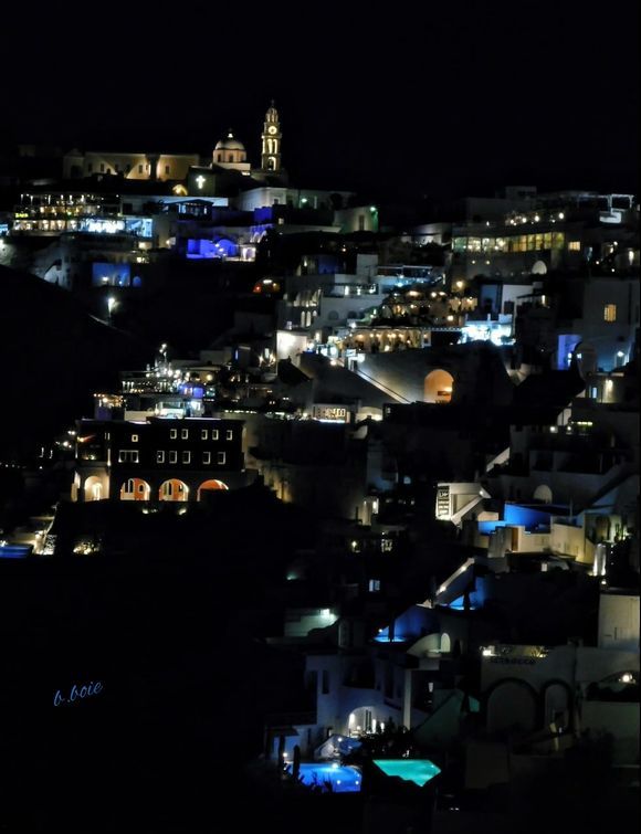 September evening in Fira