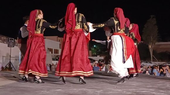 Traditional dancing performance