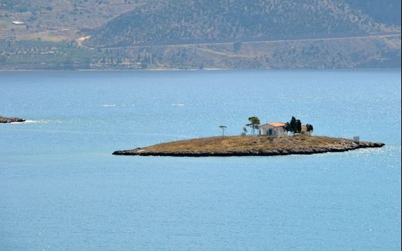 St Athanasios island, near Itea