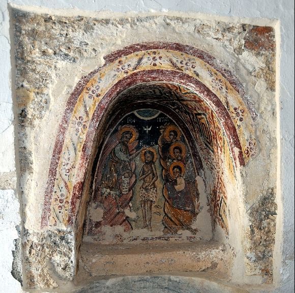Chozoviotissa Moni: fresco