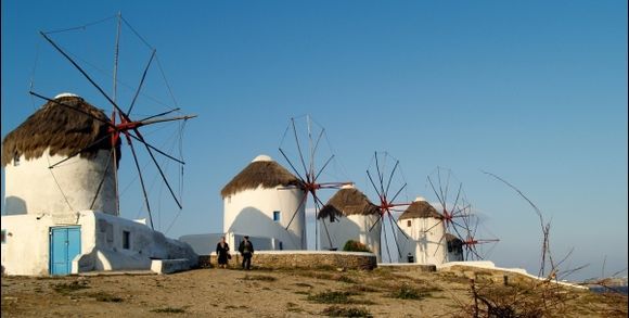 the windmills of Mykonos