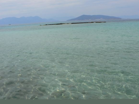 Clear Water of Aegina Port Town