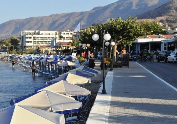 Georgiopolis beach and promenade