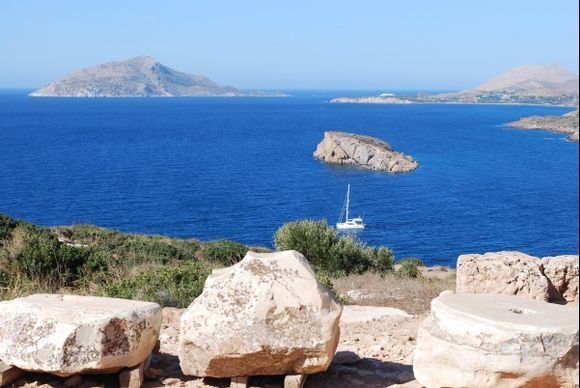 Sounio - View of the Aegean from the Temple of Poseidon
