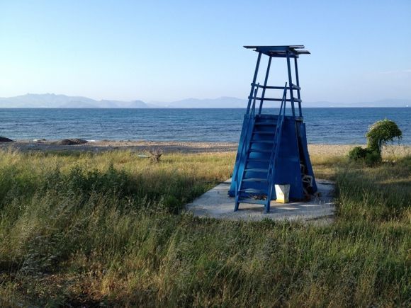 Old lifeguard tower outside Kos Town