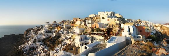sunset at oia