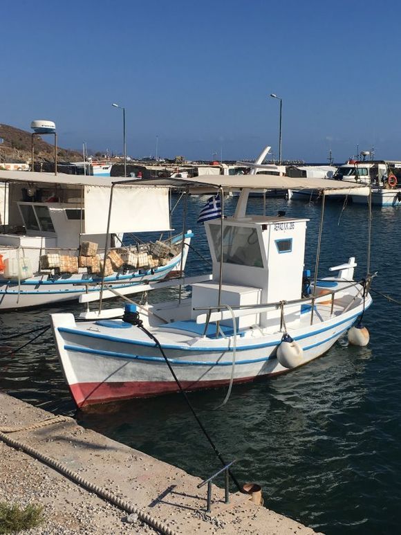 Fishing boat in Kissamos harbour