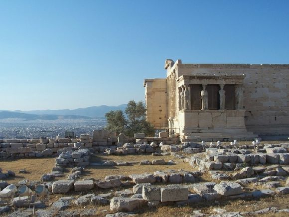 The Caryatid Porch of the Erectheion, Athens, 421–407 BC