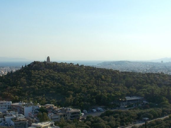 Philopappos Hill from Acropolis