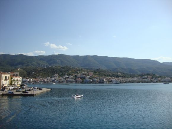 the mainland from Poros