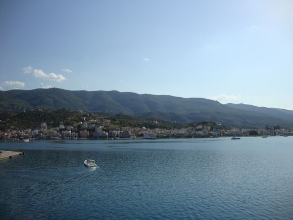the mainland from Poros