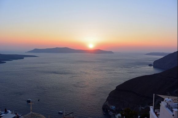 Sunset in Fira