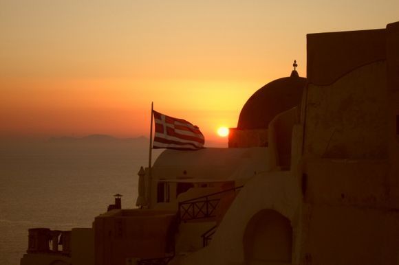 Our final Oia sunset