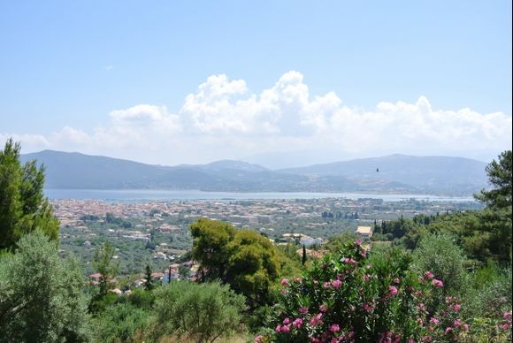 panorama of the Lefkada town