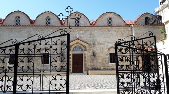 one of the churches in the Rhodes town