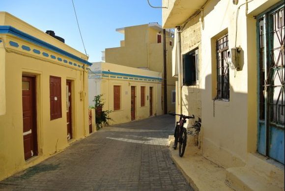 the street of Karpathos town