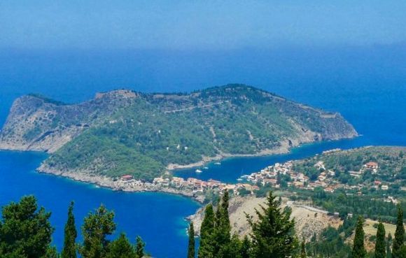 Looking out over to Assos from above