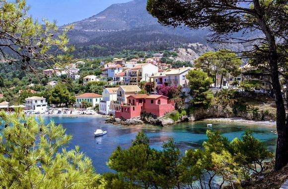 Assos one of the prettiest little villages on Kefalonia island 
