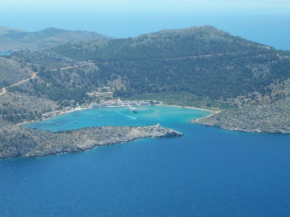 panoramic view of panormitis port