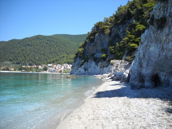 Hovolo, the hidden beach